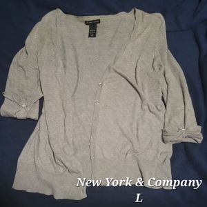Heather grey sweater